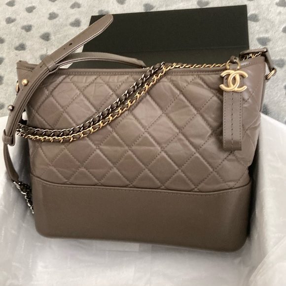 CHANEL Handbags - Chanel Gabrielle Hobo Medium Grey